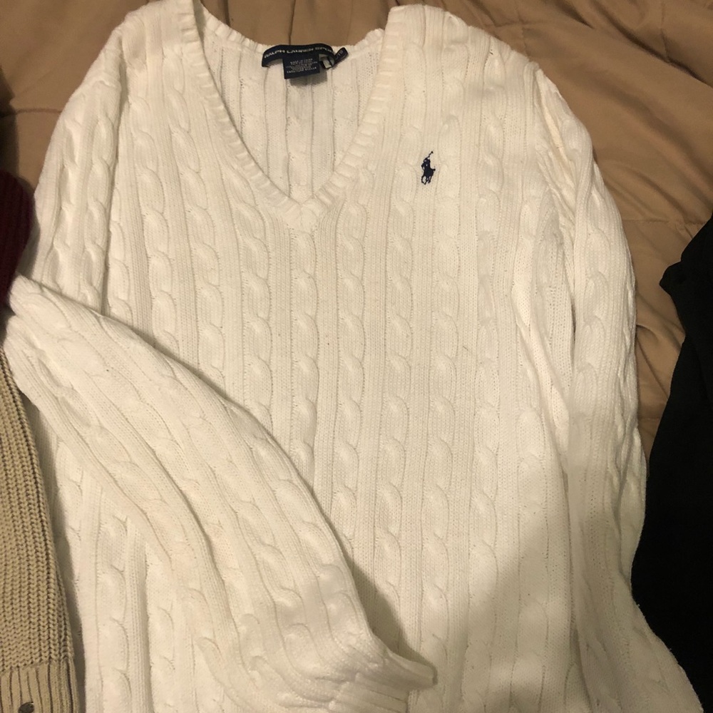 White Ralph Lauren sweater